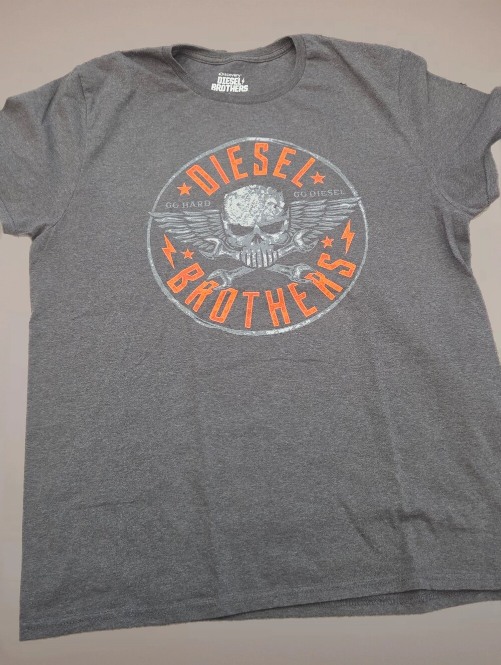 *1478 Discovery Diesel Brothers graphic tee Men L